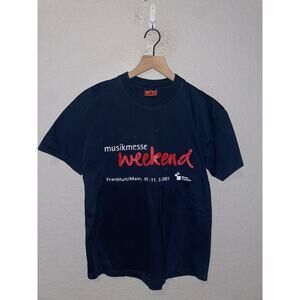 Vintage Musikmesse Shirt Weekend Frankfurt Main Messe Musik Tee Y2K Medium